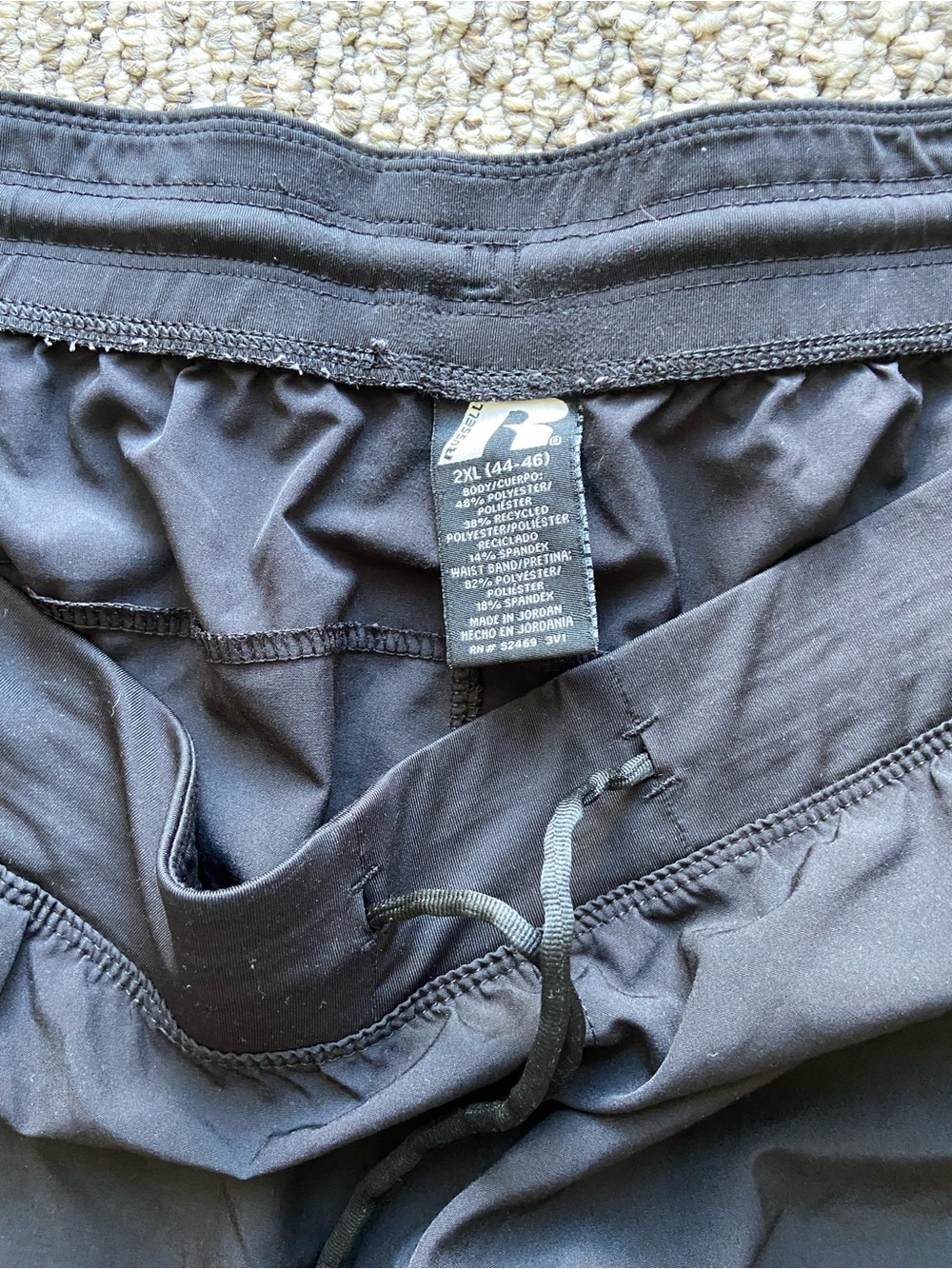 Russell Athletic Black Men's Athletic Shorts - Picture 9 of 11